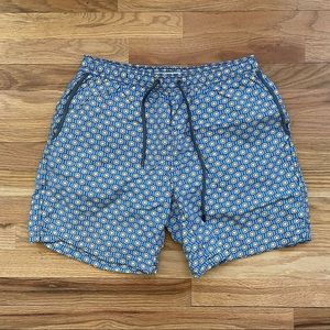 Blue Swim Trunks